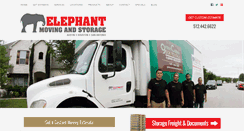 Desktop Screenshot of elephantmovingandstorage.com